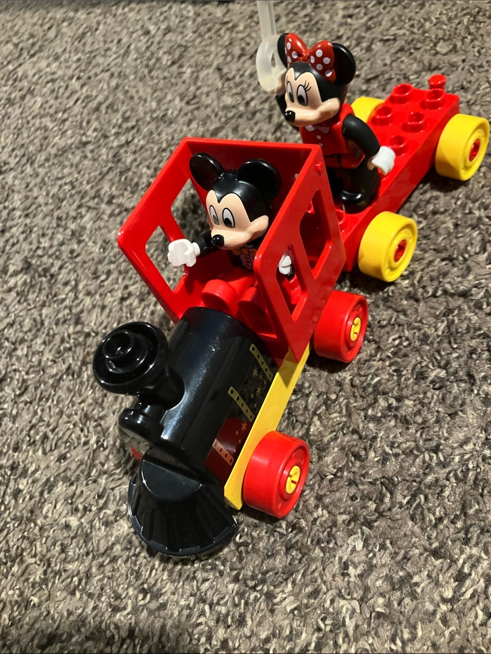 Disney Red and Yellow Mickey & Minnie Train Big Kids Lego Set